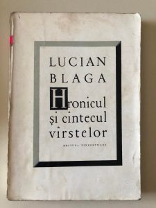 Hronicul și cîntecul vîrstelor