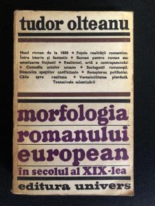 Morfologia Romanului European în secolul al XIX-lea